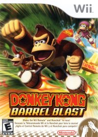 Donkey Kong Barrel Blast Wii  box art